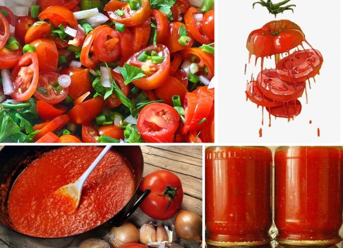 Σάλτσα, λίρδα, χυμός ντομάτας Παρασκευή ντομάτας
