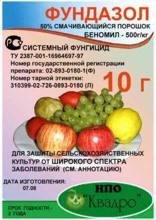 Лекарството Фундазол