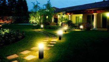 Осветление на лятна вила