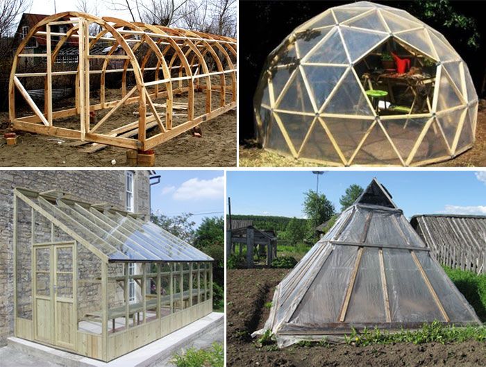 Видове конструкции Видове оранжерии