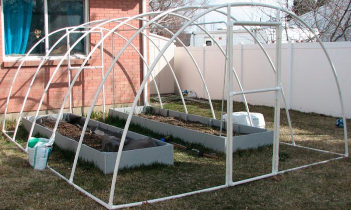 Аркова оранжерия на обекта