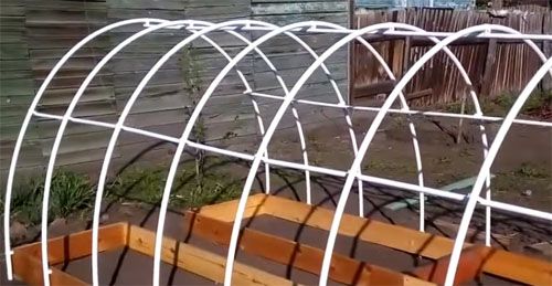 Фиксиране на напречната арка Напречна тръба