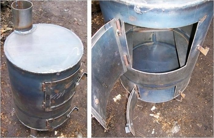 печка с коремче от бъчва