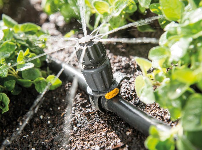 Напояване с пръскачка