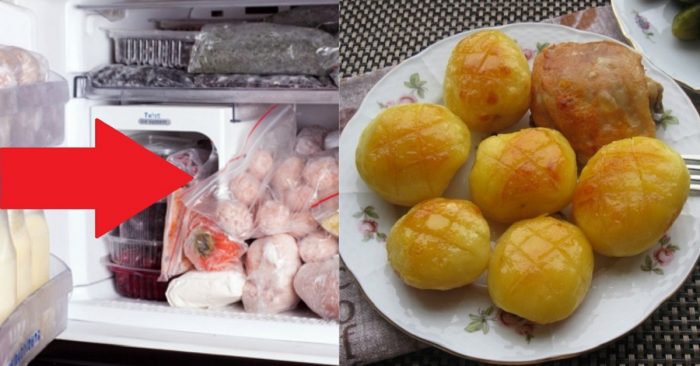 Варени картофи във фризера