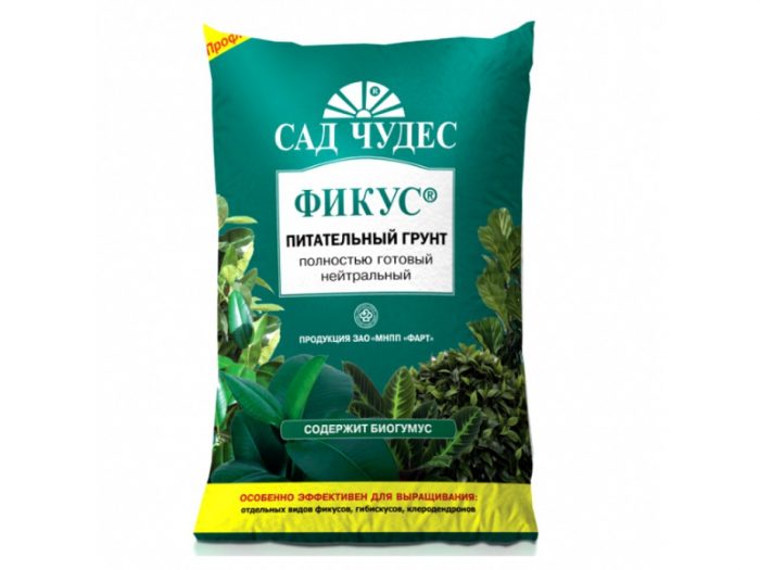 Хранителна почва за фикус