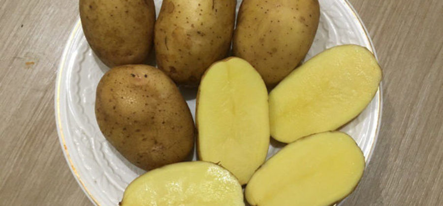 Жълти картофи