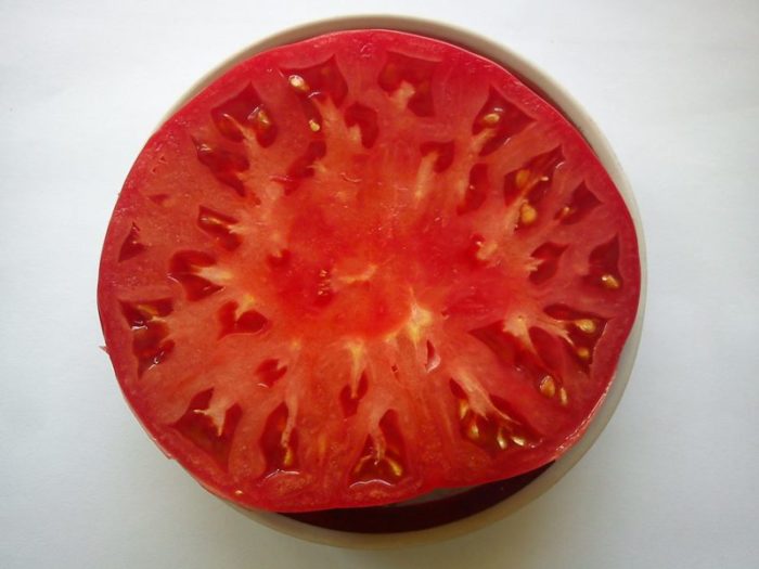 Ποικιλία Yusupovsky σε τομή