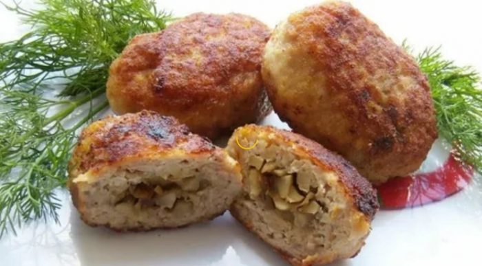 Кюфтета с гъби