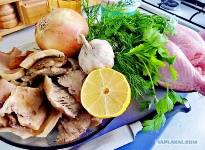 Съставки на ястието