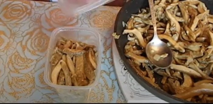 Замразяване на млечни гъби