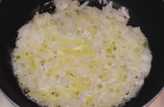 Пържене на лук