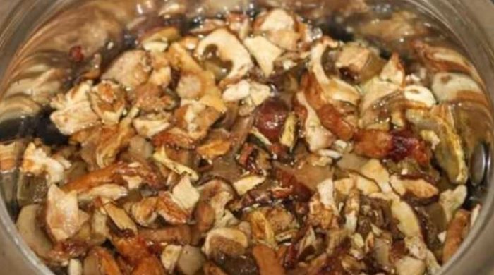 Пържене на полубели гъби Пържене на гъби