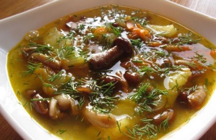 Супа от медени гъби