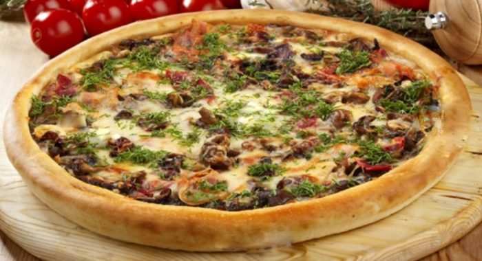 Пица с медени гъби