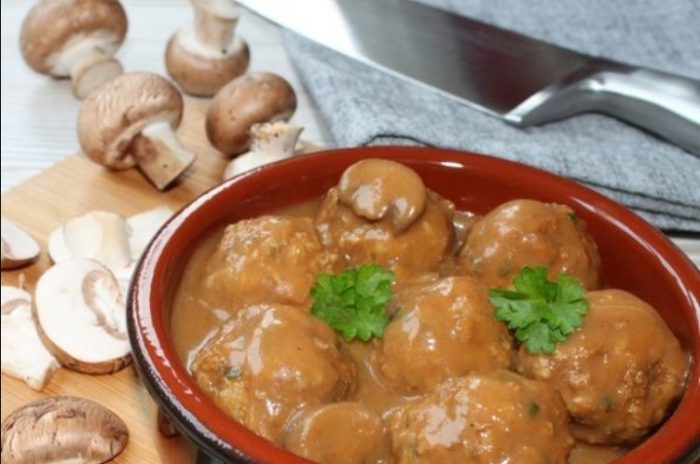 Кюфтета с гъби