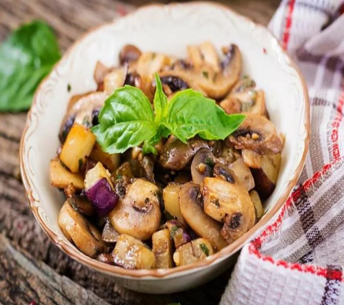 Задушени печурки