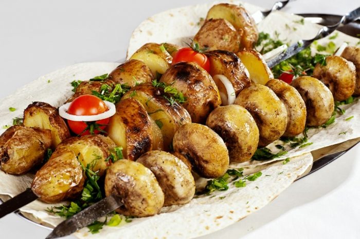 Шашлик от шампиньон