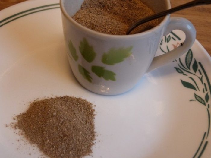 Сушени гъби на прах