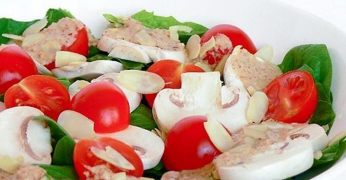 Спанак и печурки