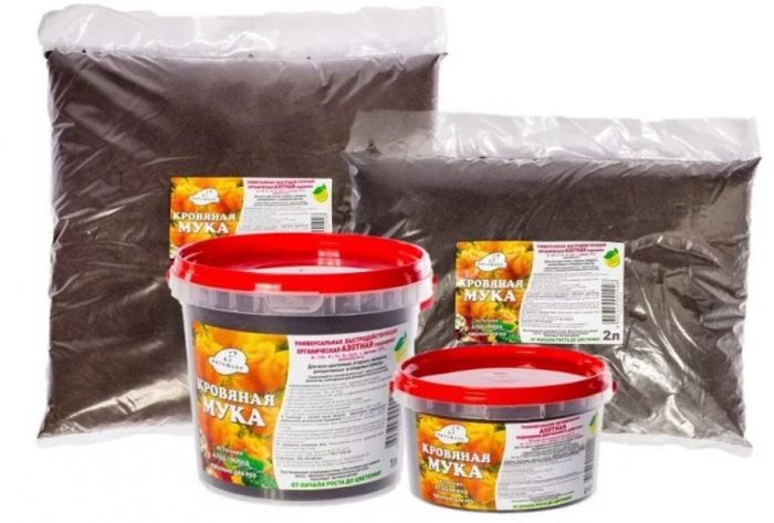 Кръвно брашно в опаковки
