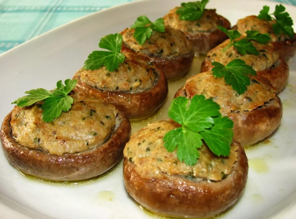 Пълнени печурки