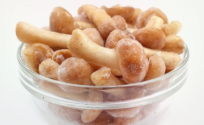 замразяване на пресни медени гъби