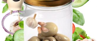 Буркан мариновани печурки