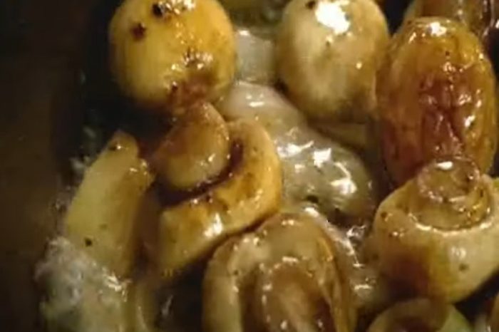 Пържени мариновани печурки