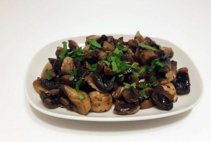 Ястие с варени гъби