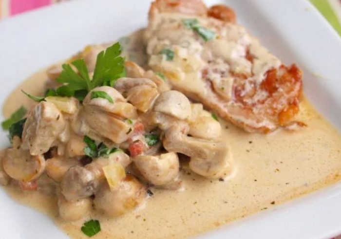 Свинско с гъби