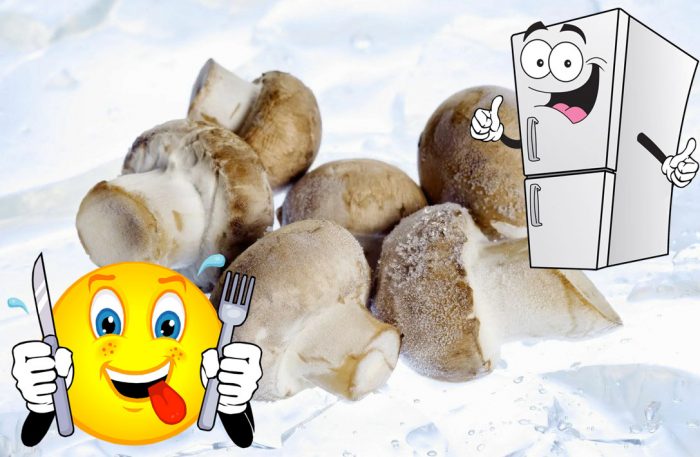 Замразени печурки