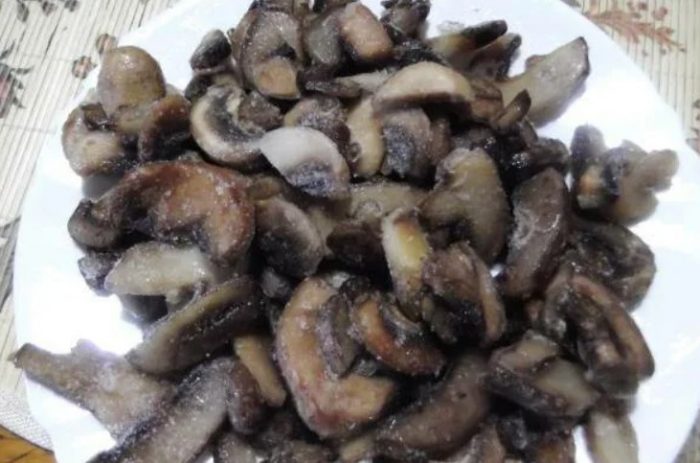 Почернели печурки