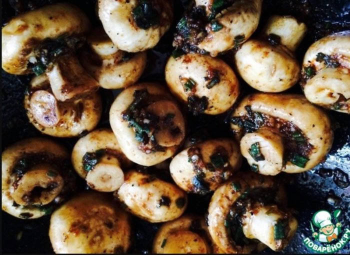 Гъби със соев сос