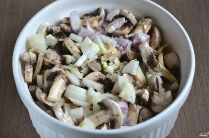 Подредени подготвени съставки