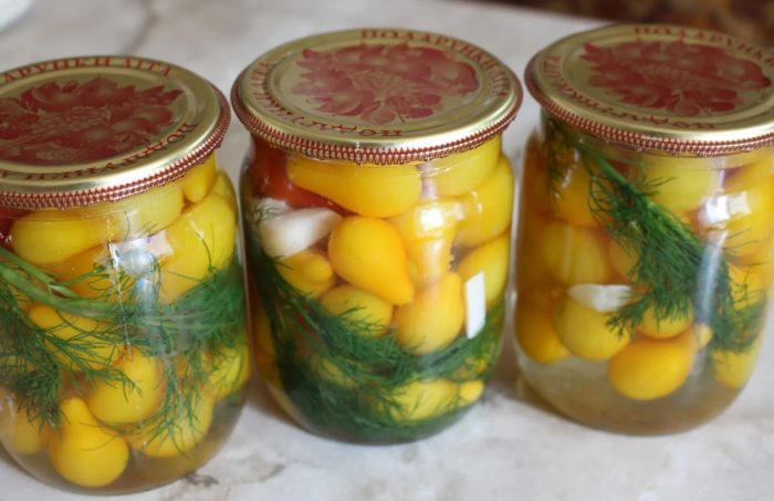 Βάζα με κονσερβοποιημένες ντομάτες