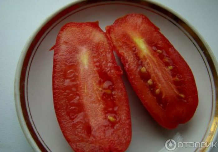 Домати жиголо в разрез Домати в секция