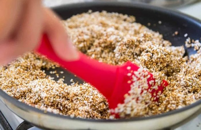 Παρασκευή σπόρων αμαράνθου