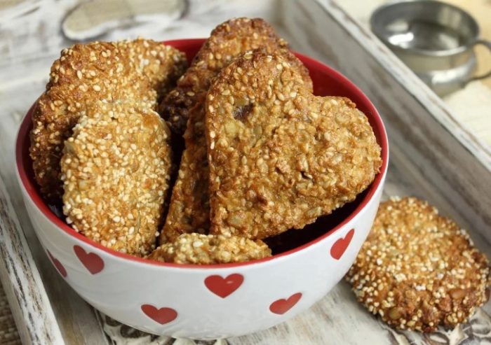 Μπισκότα με σπόρους αμάραντου