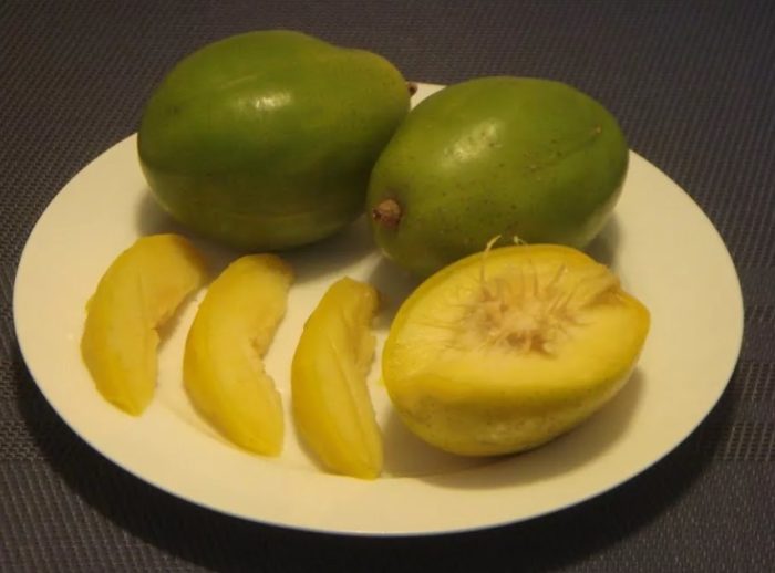 Сегменти от плода на амбарела от пулпата