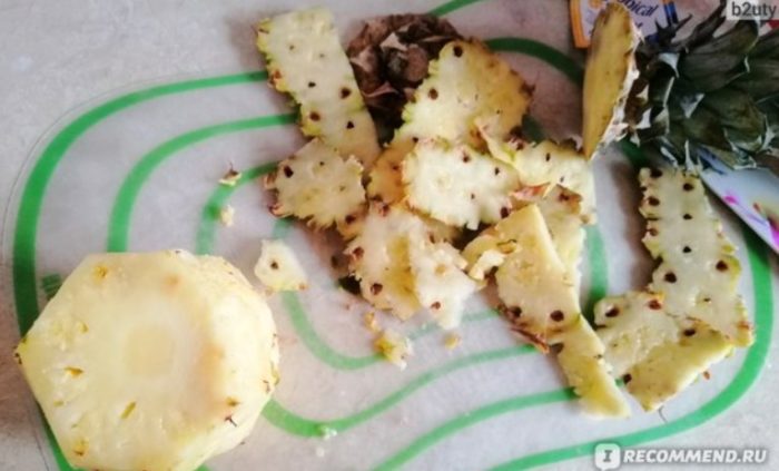 Подрязване на ананас