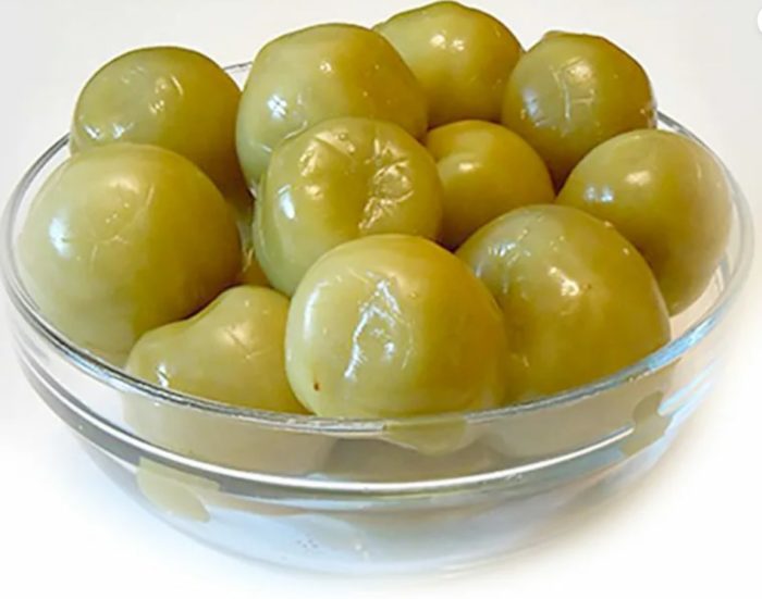 Мариновани зелени домати Зелени мариновани домати
