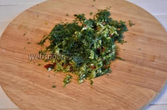 Нарязани зелени Рязане на зелени