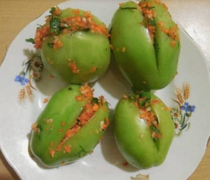 Готови пълнени домати Пълнене на доматите
